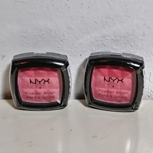 NYX Makeup Powder Blush Bundle of 2 (Bundle#73)